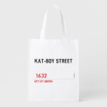 KAT-BOY STREET     Reusable Bag Reusable Grocery Bags