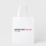 queens Street  Reusable Bag Reusable Grocery Bags