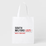 SOUTH  MiLFORD  Reusable Bag Reusable Grocery Bags