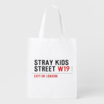 Stray Kids Street  Reusable Bag Reusable Grocery Bags