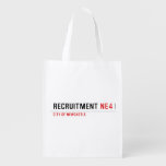 Recruitment  Reusable Bag Reusable Grocery Bags