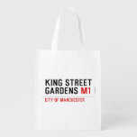 KING STREET  GARDENS  Reusable Bag Reusable Grocery Bags
