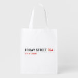 Friday street  Reusable Bag Reusable Grocery Bags