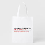 EARLY MAY SEPNIO-VALDEZ   Reusable Bag Reusable Grocery Bags