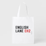 English  Lane  Reusable Bag Reusable Grocery Bags