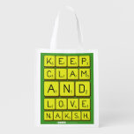Keep
 Clam
 and 
 love 
 naksh  Reusable Bag Reusable Grocery Bags