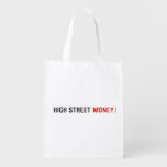 High Street  Reusable Bag Reusable Grocery Bags