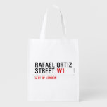 Rafael Ortiz Street  Reusable Bag Reusable Grocery Bags