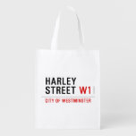 HARLEY STREET  Reusable Bag Reusable Grocery Bags