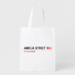 Amelia street  Reusable Bag Reusable Grocery Bags