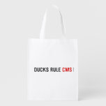 DUCKS RULE  Reusable Bag Reusable Grocery Bags