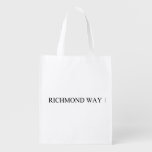 Richmond way  Reusable Bag Reusable Grocery Bags