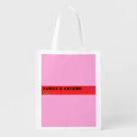 Hannah is awesome   Reusable Bag Reusable Grocery Bags