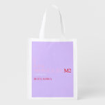 I Love MONiCA.SY  Reusable Bag Reusable Grocery Bags