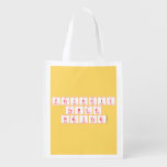 Periodic
 Table
 Writer  Reusable Bag Reusable Grocery Bags