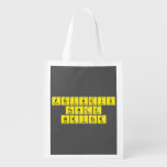 Periodic
 Table
 Writer  Reusable Bag Reusable Grocery Bags