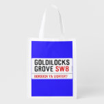 GOLDILOCKS GROVE  Reusable Bag Reusable Grocery Bags
