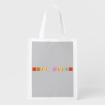 Miss Lopez  Reusable Bag Reusable Grocery Bags