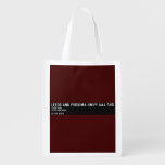 Leeds and Proxima HMVY  Reusable Bag Reusable Grocery Bags