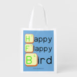 Happy
 Flappy
 Bird  Reusable Bag Reusable Grocery Bags