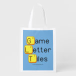 Game
 Letter
 Tiles  Reusable Bag Reusable Grocery Bags