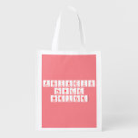 Periodic
 Table
 Writer  Reusable Bag Reusable Grocery Bags