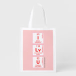 I
 Lv
 U  Reusable Bag Reusable Grocery Bags