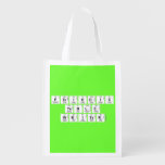 Periodic
 Table
 Writer  Reusable Bag Reusable Grocery Bags