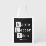 Game
 Letter
 Tiles  Reusable Bag Reusable Grocery Bags