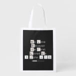 We Love
 Because
 He First 
 Loved Us
 1 John 4:19  Reusable Bag Reusable Grocery Bags
