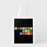Periodic Table Writer  Reusable Bag Reusable Grocery Bags