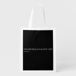 194 KHUMALO VALLEY  Reusable Bag Reusable Grocery Bags