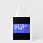 ASSASSIN Street  Reusable Bag Reusable Grocery Bags