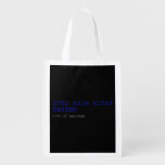 SYED ASIM ALTAF HASSAM  Reusable Bag Reusable Grocery Bags