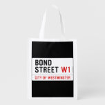 Bond Street  Reusable Bag Reusable Grocery Bags