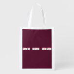 mary joy ferrer  Reusable Bag Reusable Grocery Bags