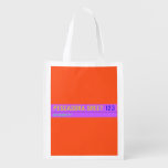 pescadora sreet  Reusable Bag Reusable Grocery Bags