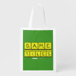 Game
 Letter nomsa luv's andile
 Tiles  Reusable Bag Reusable Grocery Bags
