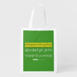 ABCDEFGHIJKLM
 NOPQSTUVWXYZ
 abcdefghijklm
 nopqrstuvwxyz  Reusable Bag Reusable Grocery Bags