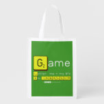 Game
 Letter  me n my life
 Tile TABASSUM  Reusable Bag Reusable Grocery Bags