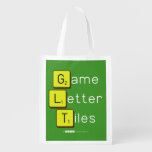 Game
 Letter
 Tiles  Reusable Bag Reusable Grocery Bags