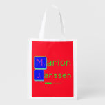 Marion
 Janssen  Reusable Bag Reusable Grocery Bags