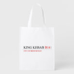 King Kebab  Reusable Bag Reusable Grocery Bags