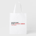 Cathy's Cake Street  Reusable Bag Reusable Grocery Bags