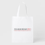 Fulham road  Reusable Bag Reusable Grocery Bags