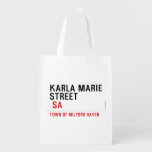 Karla marie STREET   Reusable Bag Reusable Grocery Bags