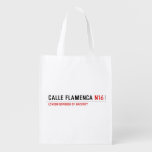 Calle Flamenca  Reusable Bag Reusable Grocery Bags