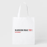 BLUDGEON ROAD  Reusable Bag Reusable Grocery Bags