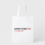 caprivi street  Reusable Bag Reusable Grocery Bags