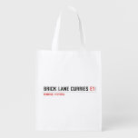 brick lane curries  Reusable Bag Reusable Grocery Bags